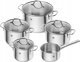 Zwilling ZWILLING Flow σετ 5 μαγειρικά σκεύη με 4 καπάκια, ανοξείδωτο ατσάλι, για επαγωγική εστία