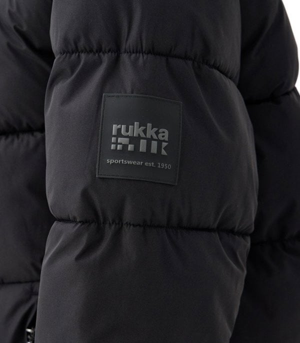 Γυναικείο χειμερινό παλτό Rukka VIIINIKKA, μαύρο