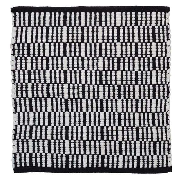 Bandra 60x60 black πατάκι μπάνιου Sealskin