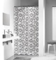 Circolo 180x200 grey Πλαστική κουρτίνα μπάνιου Sealskin