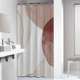 Earth 180x200 dark pink κουρτίνα μπάνιου υφασμάτινη Sealskin