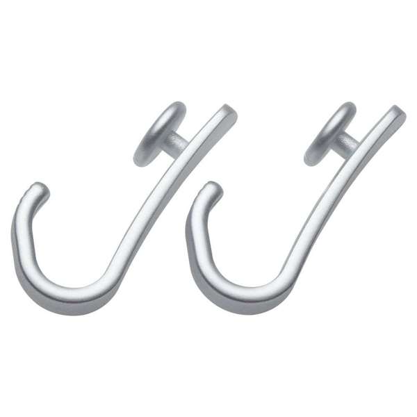 Easy roll hooks 12 pcs grey κρίκοι κουρτίνας μπάνιου Sealskin