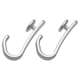 Easy roll hooks 12 pcs grey κρίκοι κουρτίνας μπάνιου Sealskin