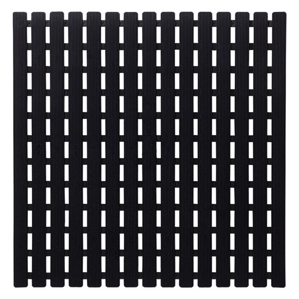 Nora Αντιολισθητικό Πατάκι 54x54cm Black Sealskin