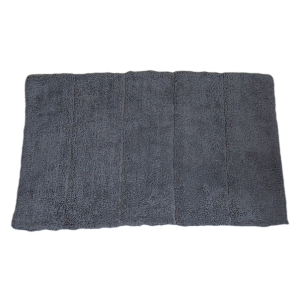 Πατάκι Μπάνιου Γκρι από 100% Βαμβάκι 50x80cm MRShome