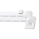 Σιδηρόδρομος Valencia 20x20mm Λευκός Διπλός 160cm MRShome
