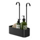 Tiger 2-Store Ράφι κρεμαστό για Βρύση Ντους 25 cm Black 800376