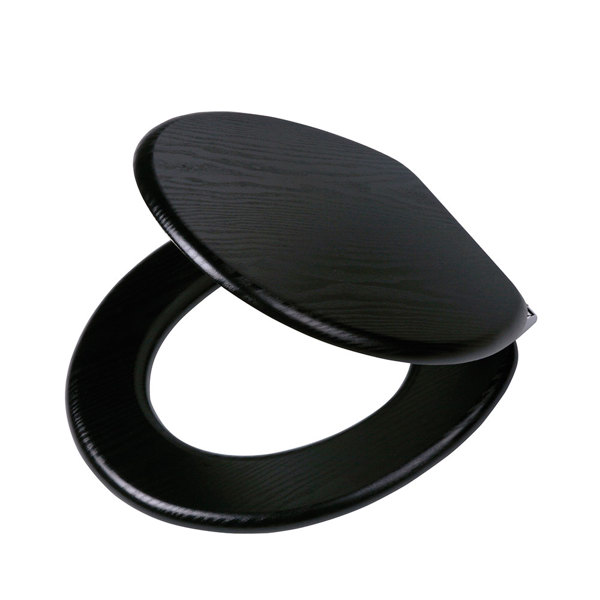 Tiger Blackwash Καπάκι Λεκάνης MDF Black 252030746