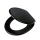 Tiger Blackwash Καπάκι Λεκάνης MDF Black 252030746