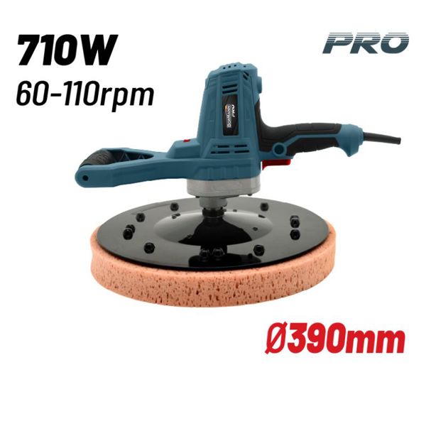 BORMANN Pro BCG1390 Ηλεκτρικός Λειαντήρας Σοβά, 710W, Φ390mm, Ρυθμιζόμενες Στροφές 60-110rpm