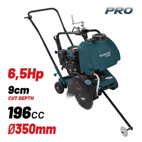 Bormann pro Btc5115 Bormann pro Btc5115 Κόφτης Μπετού Βενζινοκίνητος 6,5hp, 196cc, Δίσκος Κοπής Φ350mm , 76kg 065395
