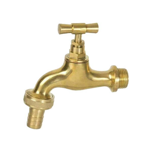 Bormann Btw3440 Bormann Btw3340 Κάνουλα Ορειχάλκινη "golden",1/2"x 3/4",χρυσή-Κίτρινη,μισόστροφη,225gr 064671