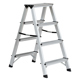 Bormann pro Bhl9035 Bormann pro Bhl9035 Σκάλα Αλουμινίου 2x4 Αντιολισθητικά Σκαλιά και Ιμάντες Ασφαλείας 051404