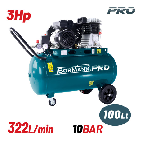 Bormann pro Bat5060 Bormann pro Bat5060 Αεροσυμπιεστής Ιμάντα 3hp/100l 030836