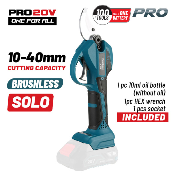 Bbp4155 Bormann pro Bbp4155 Ψαλίδι Κλαδέματος Brushless Mπαταρίας 20v,σώμα pro 079811