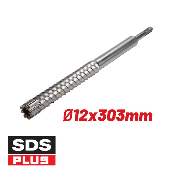 BORMANN Pro BHT4350 Rebar Cutter Τρυπάνι με SDS-PLUS Στέλεχος για Δομικά Υλικά Φ12x303 082828