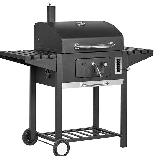 Bormann Elite Bbq1940 Bormann Elite Bbq1940 Ψησταριά Κάρβουνου-Καπνιστήρι 60x45,με Θερμόμετρο, Ρυθμιζόμενη Βάση 6 Θέσεων 072669