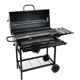 BORMANN Elite BBQ1172 Ψησταριά Κάρβουνου Μ70xΠ35cm, με Καπάκι και Θερμόμετρο,με 2 Ρόδες
