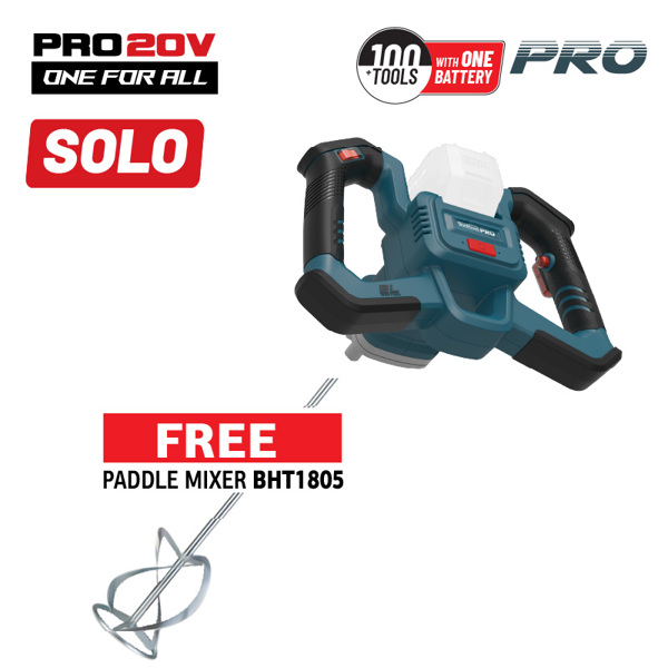 Bbp5350 Bormann pro Bbp5350 Aναδευτήρας Μπαταρίας 20v,6 Ταχύτητες,μ-14 Σώμα 073895