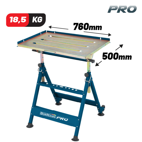 Bormann pro Bwr4100 Bormann pro Bwr4100 Τραπέζι Συγκόλλησης 760x500mm , 18,5kg , Φορητό 063513