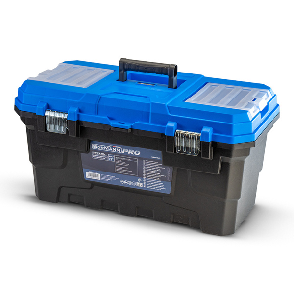 Bormann pro Btb3314 Bormann pro Btb3314 Εργαλειοθήκη Χειρός Πλαστική "wolf", Μεταλλικά Κουμπώματα & Ταμπακέρα 054313
