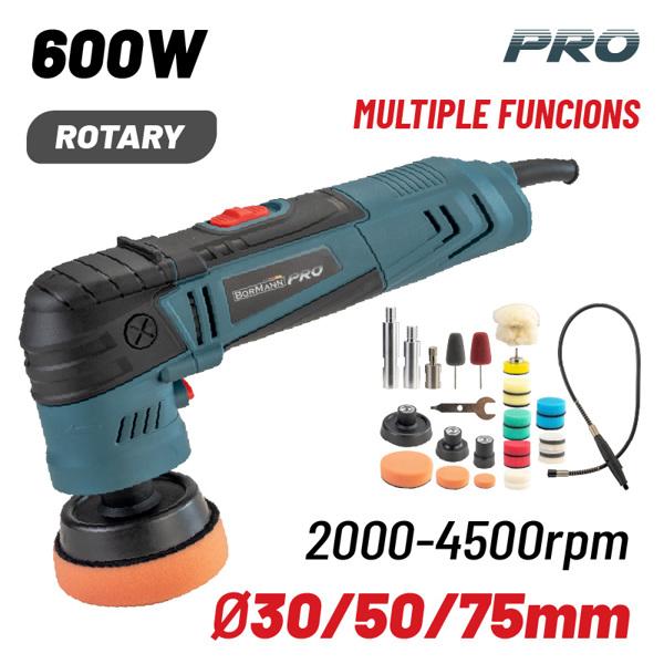 Bormann pro Bcp3160 Bormann pro Bcp3160 Αλοιφαδόρος 600w,30mm/50mm/75mm , 2000-4500rpm 069454