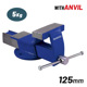 Bormann Bbv2200 Bormann Bbv2200 Μέγγενη με Αμόνι, Άνοιγμα 125mm 026303
