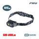 Bormann pro Bpr6032 Bormann pro Bpr6032 Φακός Κεφαλής Επαναφορτιζόμενος Διπλής Λειτουργίας.800lm, Αδιάβροχος 072324