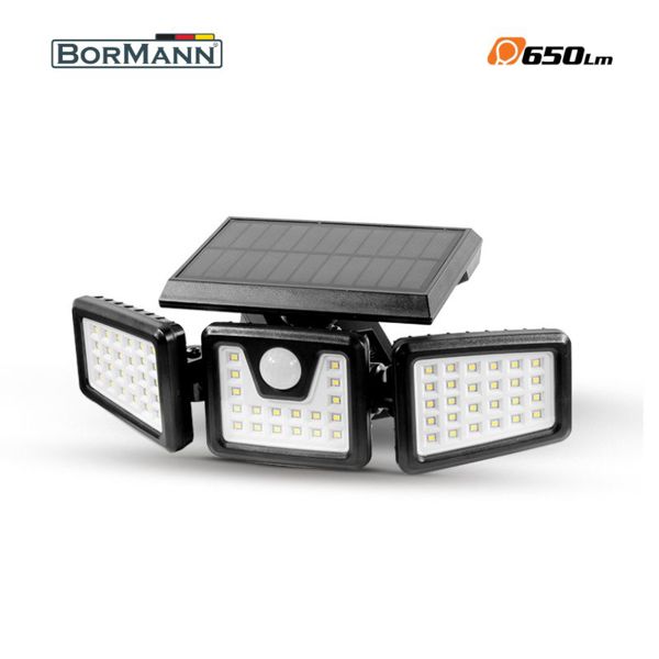 Bormann Elite BLF4000 Ηλιακός Προβολέας LED Ασφαλείας 6.5W με Ανιχνευτή Κίνησης