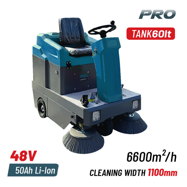 Bvc9110 Bormann pro Bvc9110 Σάρωθρο Μπαταρίας με Κάδο 75lt 079620