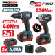 Bormann pro Bbp5003 Bormann pro Bbp5003 σετ Δραπ/βιδο Κρουστικό Compact Brushless 20v & Παλμικό Κατσαβίδι & x2 Μπαταρίες 078661