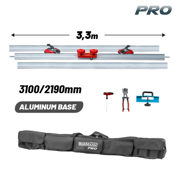 Bormann pro Btc4550 Bormann pro Btc4550 Κόφτης Πλακιδίων xl 3.3m με Ράγες Αλουμινίου και Εξαρτήματα 051305