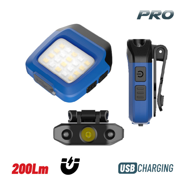 Bormann pro Bpr6034 Bormann pro Bpr6034 Φακός με Κλιπ Επαναφορτιζόμενος 200lm 072348