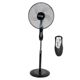 BORMANN Elite BFN6020 Ανεμιστήρας Ορθοστάτης 40W με Τηλεχειριστήριο, Διάμετρος 40cm, Μαύρος