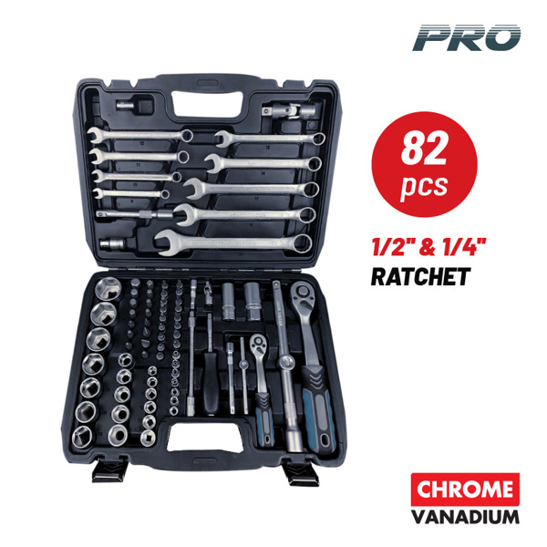 Bormann pro Bht5120 Bormann pro Bht5120 σετ Καρυδάκια 1/4'' & 1/2'' με Καστάνια και Γερμανοπολύγωνα 077800