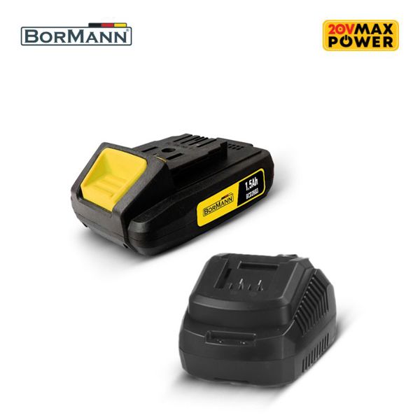 Bormann Bcd2605 Bormann Bcd2605 set Μπαταρία 20v 1x1.5ah + Φορτιστής 2.0α 053477