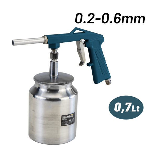 Bormann Bat6155 Bormann Bat6155 Πιστόλι Αμμοβολής με Δοχείο 0.75lt 0.2-0.6mm 055853