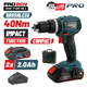 Bormann pro Bbp5144 Bormann pro Bbp5144 σετ Δραπανοκατσάβιδο Compact,brushless Μπαταρίας 20v,li-ion με 2 Ταχύτητες 078968