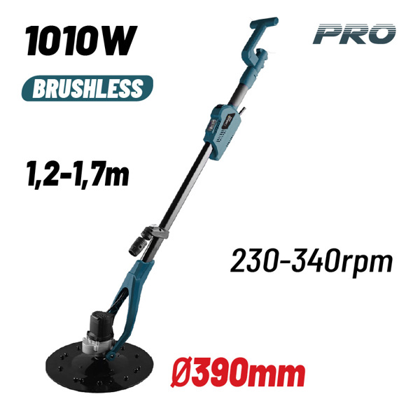 Bcg1490 Bormann pro Bcg1490 Λειαντήρας Σοβά με Προέκταση (Τηλεσκοπικός),1010w,φ390mm,ρυθμιζόμενος 230-340rpm 080534