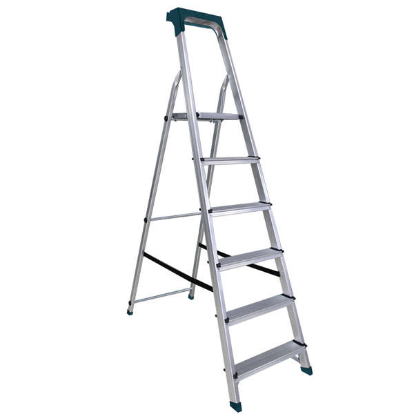 Bormann pro Bhl9010 Bormann pro Bhl9010 Σκάλα Αλουμινίου 5+1 Σκαλιά με Θήκη Εργαλείων 044772