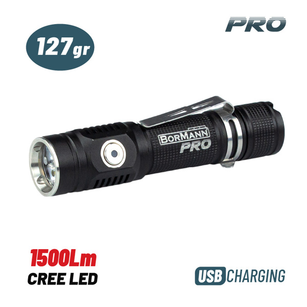 Bormann pro Bpr6035 Bormann pro Bpr6035 Φακός Επαναφορτιζόμενος 1500lm 030034