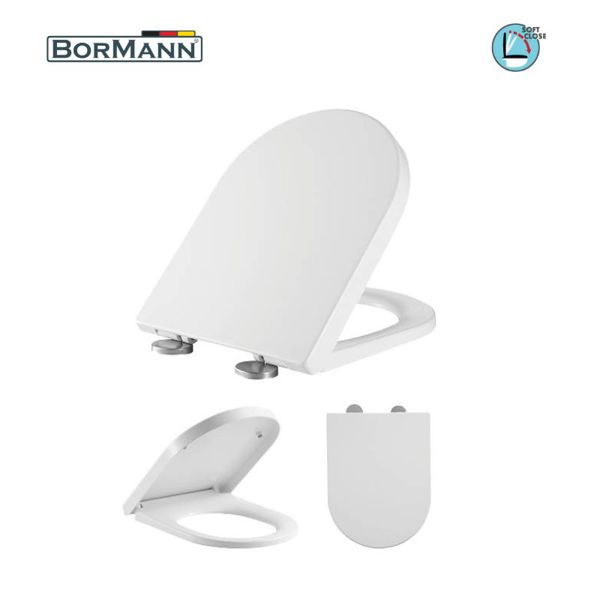 Bormann Btw1010 Bormann Btw1010 Κάλυμμα Λεκάνης Gemini Soft Close 2551gr, Duroplast 465x360mm 025757