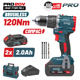 BORMANN Pro BBP5451X44CA Δραπαν/βιδο Κρουστικό 20V,2x4Ah,Li-Ion,Compact,2 Ταχύτητες & Βαλίτσα