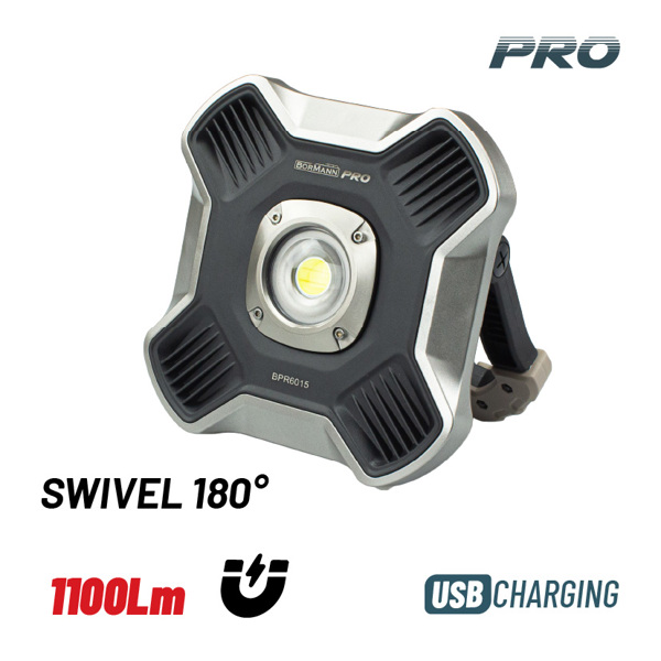 Bormann pro Bpr6015 Bormann pro Bpr6015 Προβολέας led Επαναφορτιζόμενος 10w, 1100lm 029991