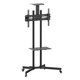 Bormann Elite Btv1300 Bormann Btv1300 Βάση Τηλεόρασης Επιδαπέδια,τροχήλατη 26''-60'',50kg,με Ράφι 035763
