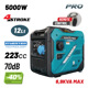 BORMANN Pro BGB2050 Γεννήτρια Βενζίνης Inverter με Ρόδες Συνεχ.Απόδοση 5000W,223cc,70dB-Τηλεχειρισμό 083023