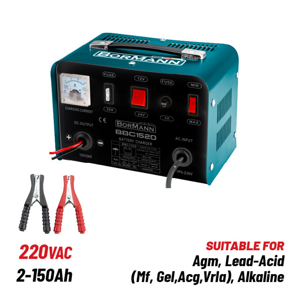 Bormann Bbc1520 Bormann Bbc1520 Φορτιστής Μπαταριών 12/24v, max 20a 062004