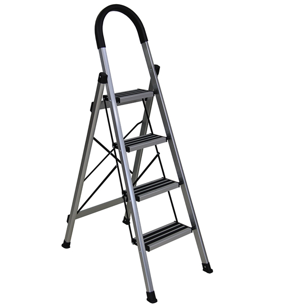 Bormann Bhl7034 Bormann Bhl7034 Σκάλα Αλουμινίου Οικιακής Χρήσης 3+1 Σκαλιά, Αντιολισθητική 069966