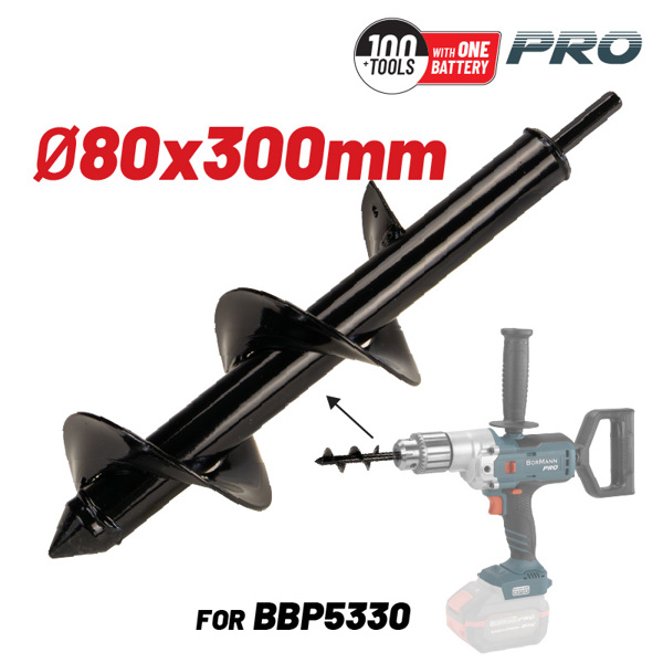Bormann pro Bbp5331 Bormann pro Bbp5331 Αρίδα Δραπάνου Ο80mm,μήκος 300mm 073963