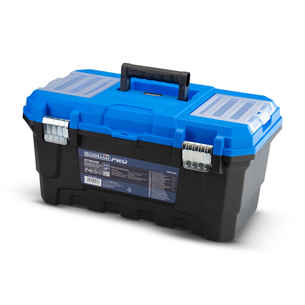 Bormann pro Btb3312 Bormann pro Btb3312 Εργαλειοθήκη Χειρός Πλαστική "wolf", Μεταλλικά Κουμπώματα & Ταμπακέρα 054306